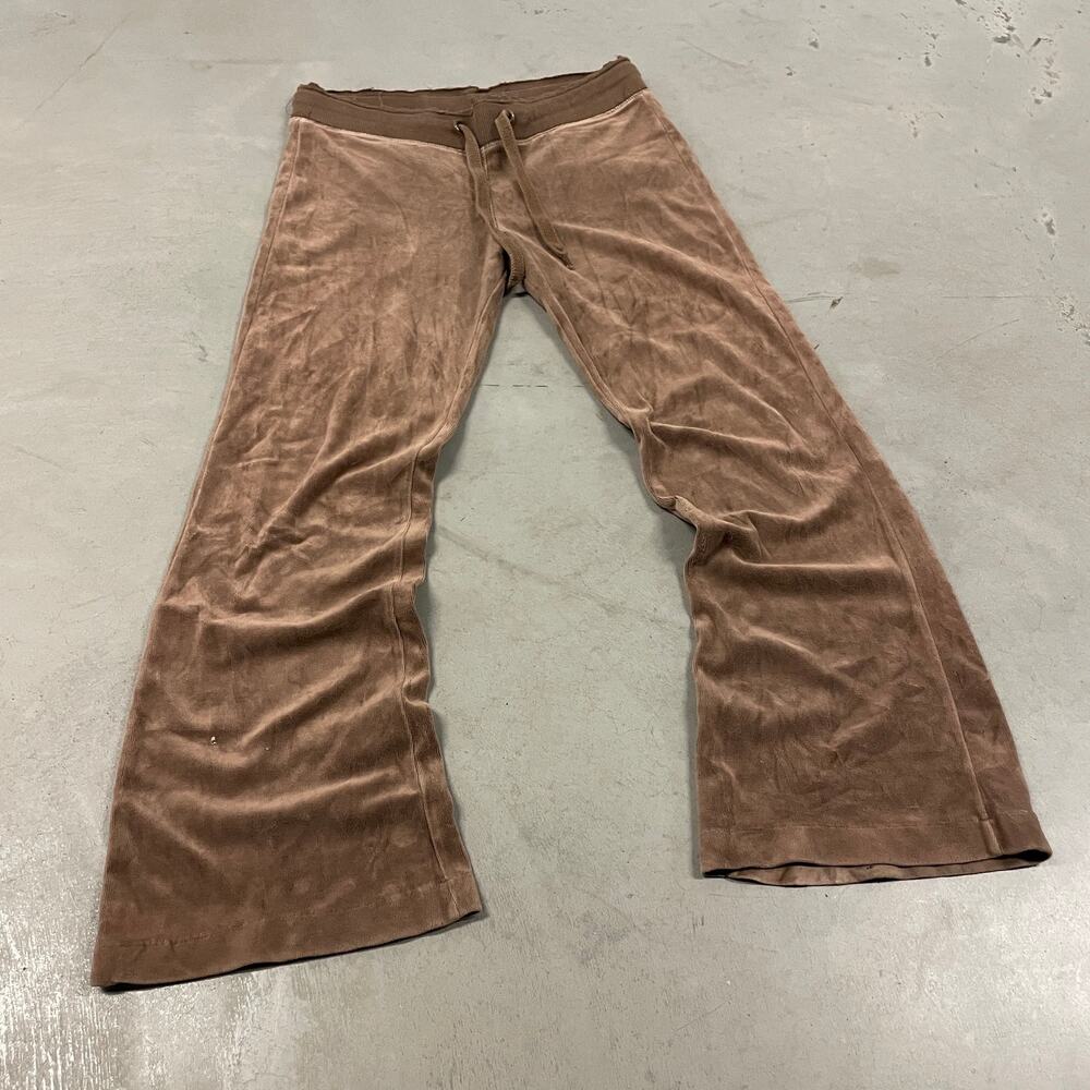 Vintage Y2K Mossimo flared velour sweatpants 30x27